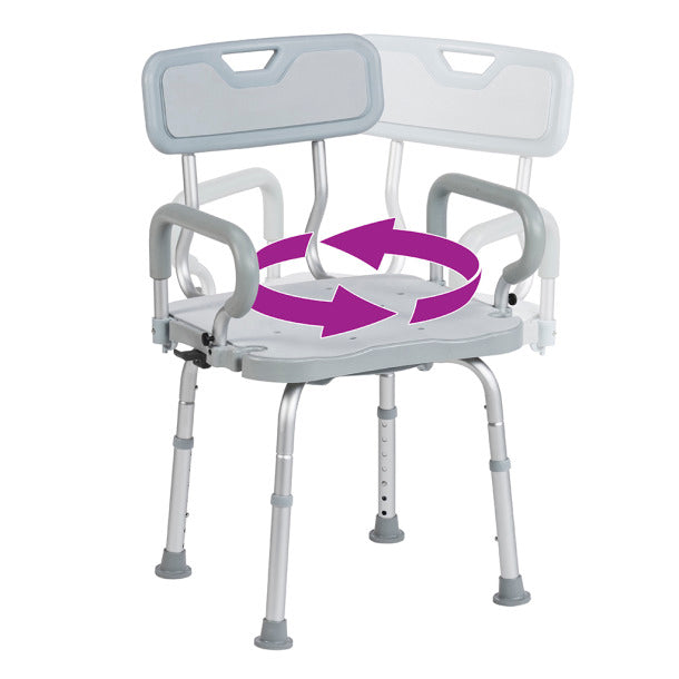 Preservetech 360 Degrees Swivel Bath Chair - BeHope