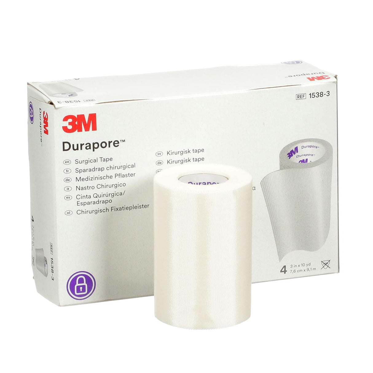 3m Durapore Surgical Adhesive Tape 1" Yard