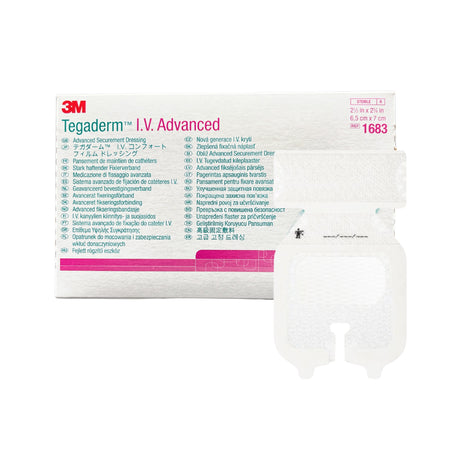 Tegaderm Iv Advanced Securement Dressing 8.5cmx11.5cm Sterile Box/50 Each - BeHope
