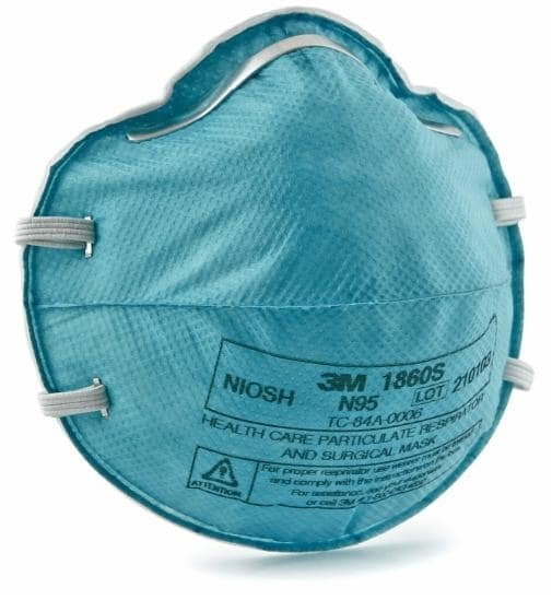 Face Mask 3m N95 Respirator Molded Healthcare Fluid Repellant Regular Size Box/20 Each - BeHope