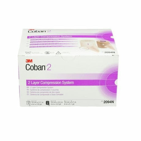 Coban 2 Lite Compression System With Nylon Stocking 10cm X 2.7m