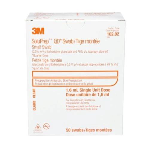 Soluprep I.v. Small Swabstick With And 70% Alcohol Clear - BeHope