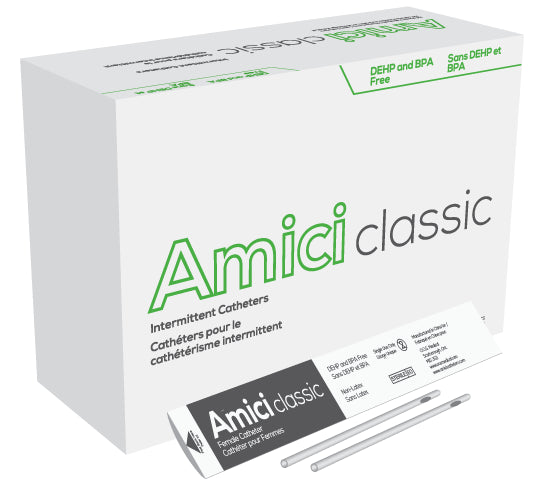 Bx/100 Amici Classic Female Intermittent Catheters - BeHope