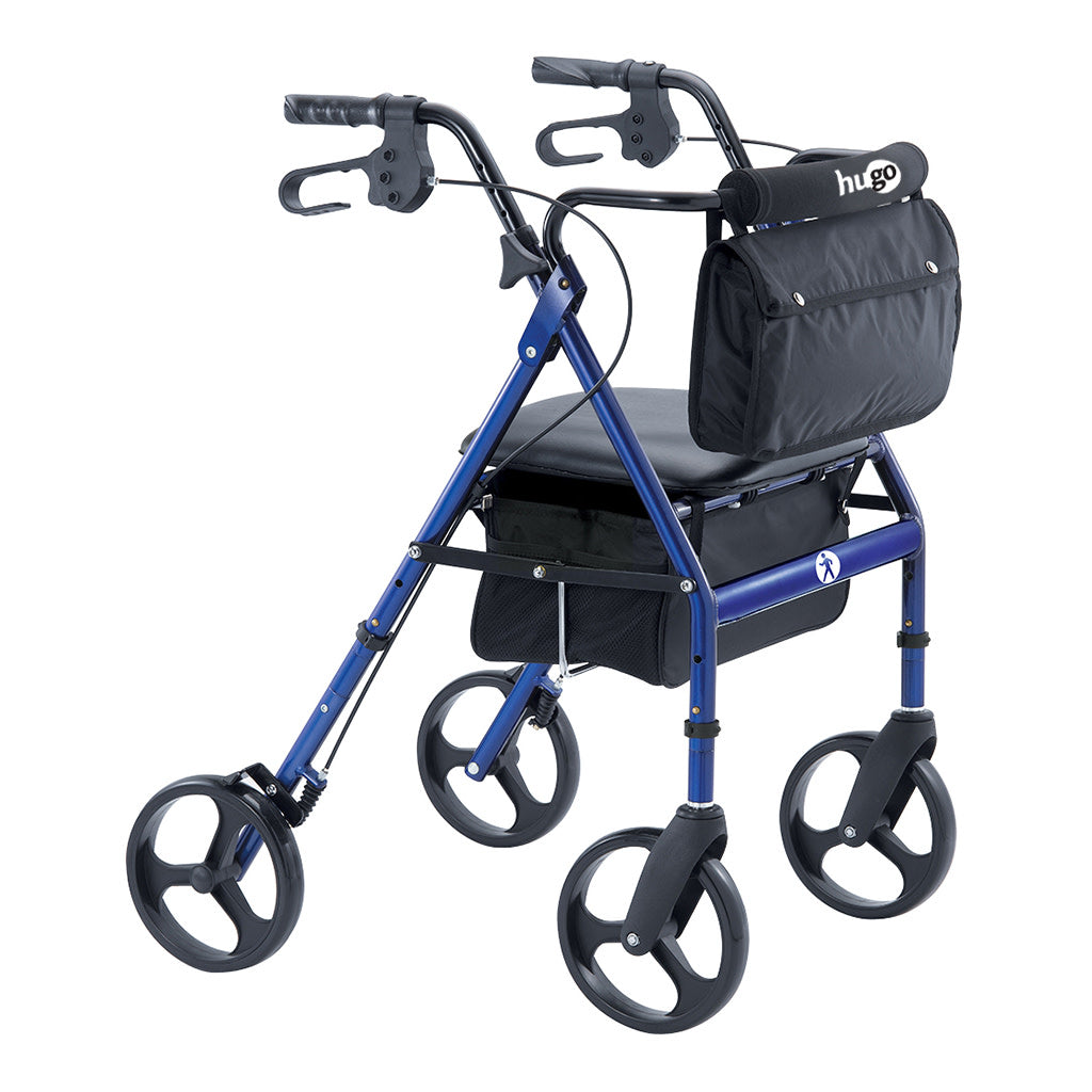 Hugo Elite Rolling walker with a Seat - BeHope