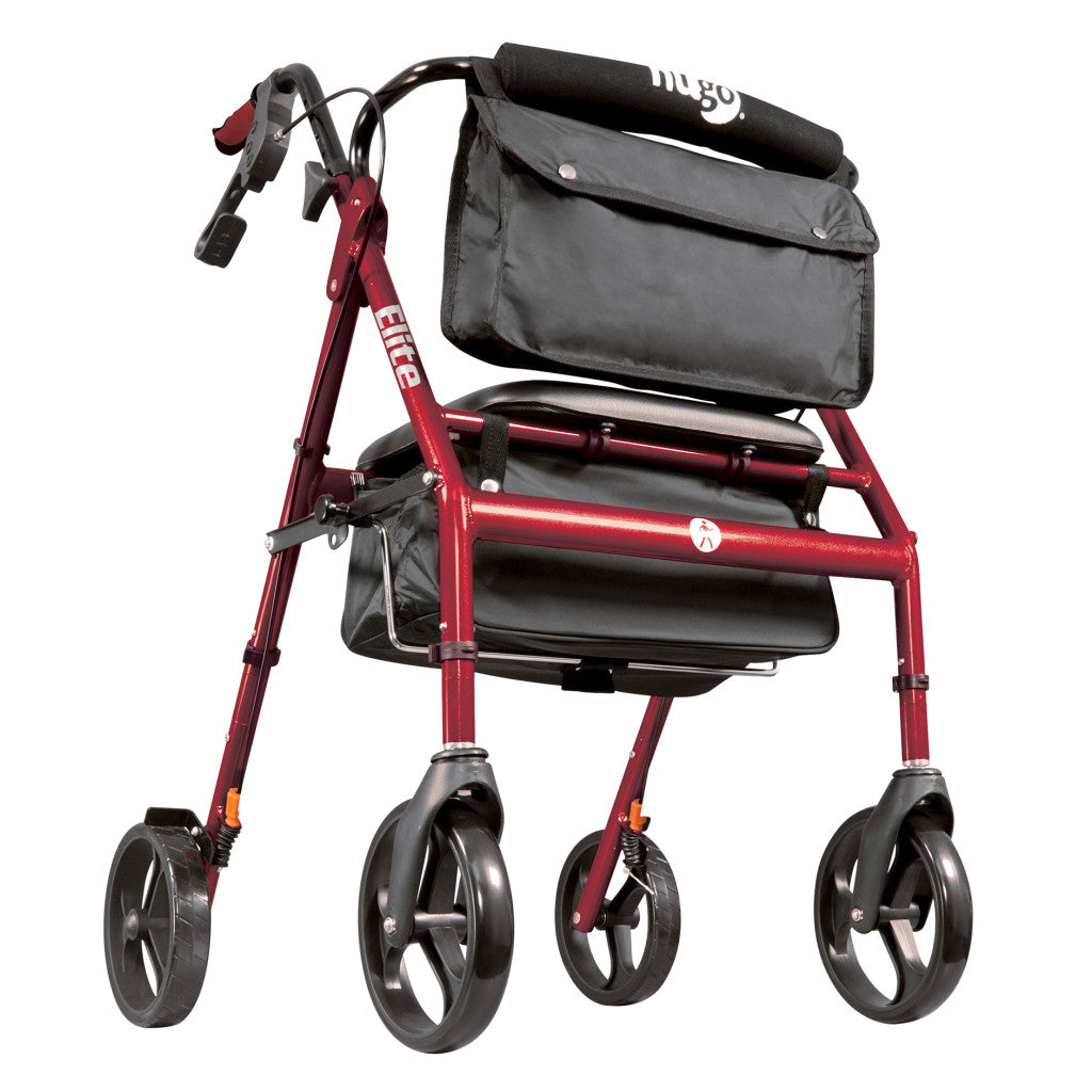 Hugo Elite Rolling walker with a Seat - BeHope