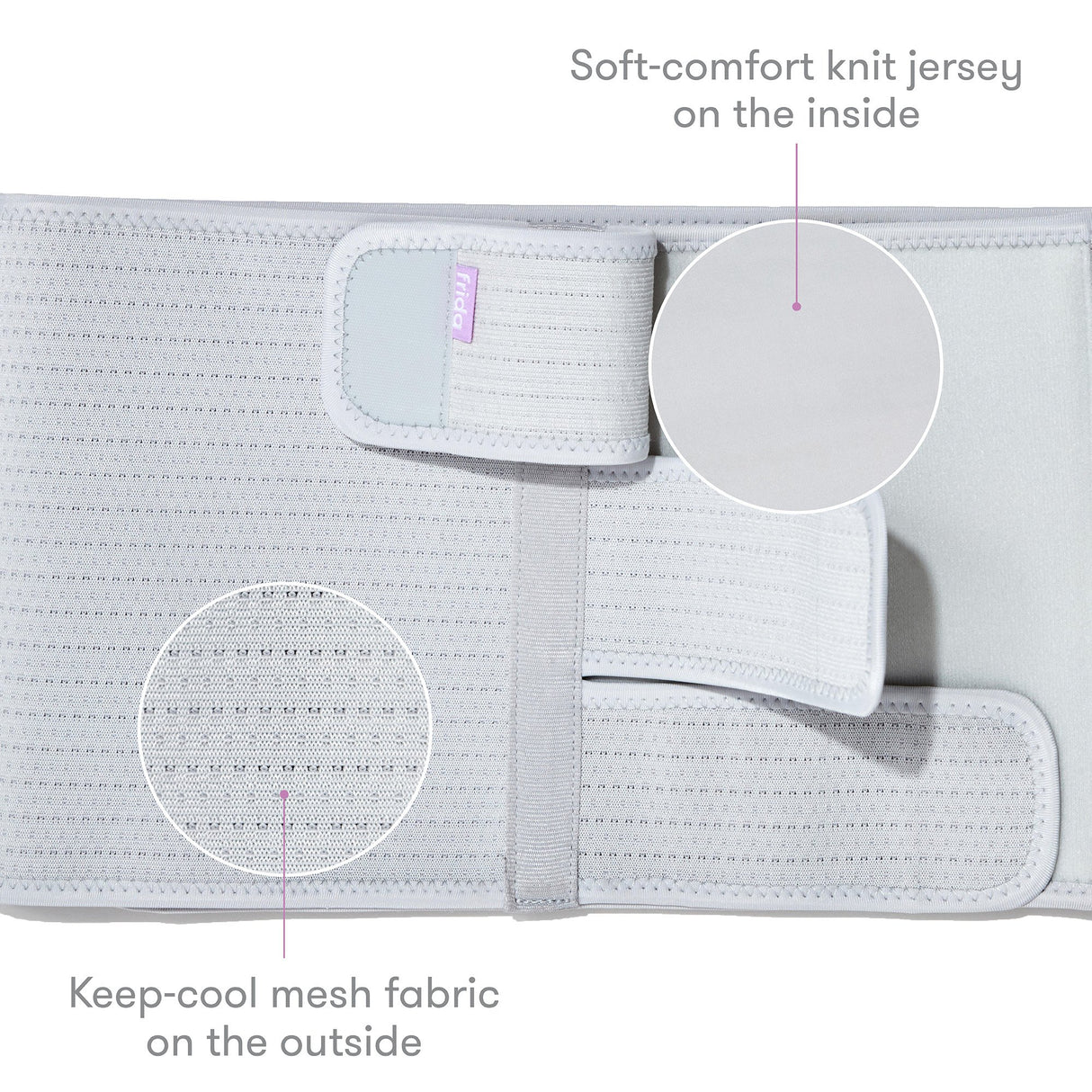 Abdominal Binder Fridababy® Small / Medium Adjustable Straps 29 to 46 Inch Waist Circumference Adult