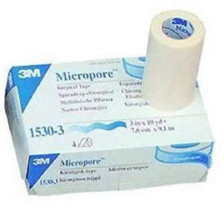 BX/4 TAPE MICROPORE 3IN X 10YD WHITE - BeHope