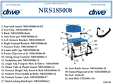 Aluminum Bariatric Rehab Shower Commode Chair With Two Rear-locking Casters - BeHope