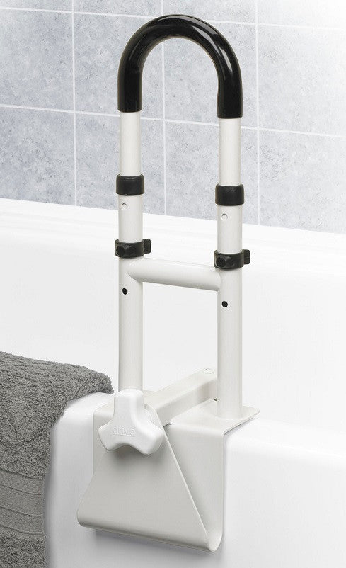 Adjustable Height Bathtub Grab Bar Safety Rail - BeHope