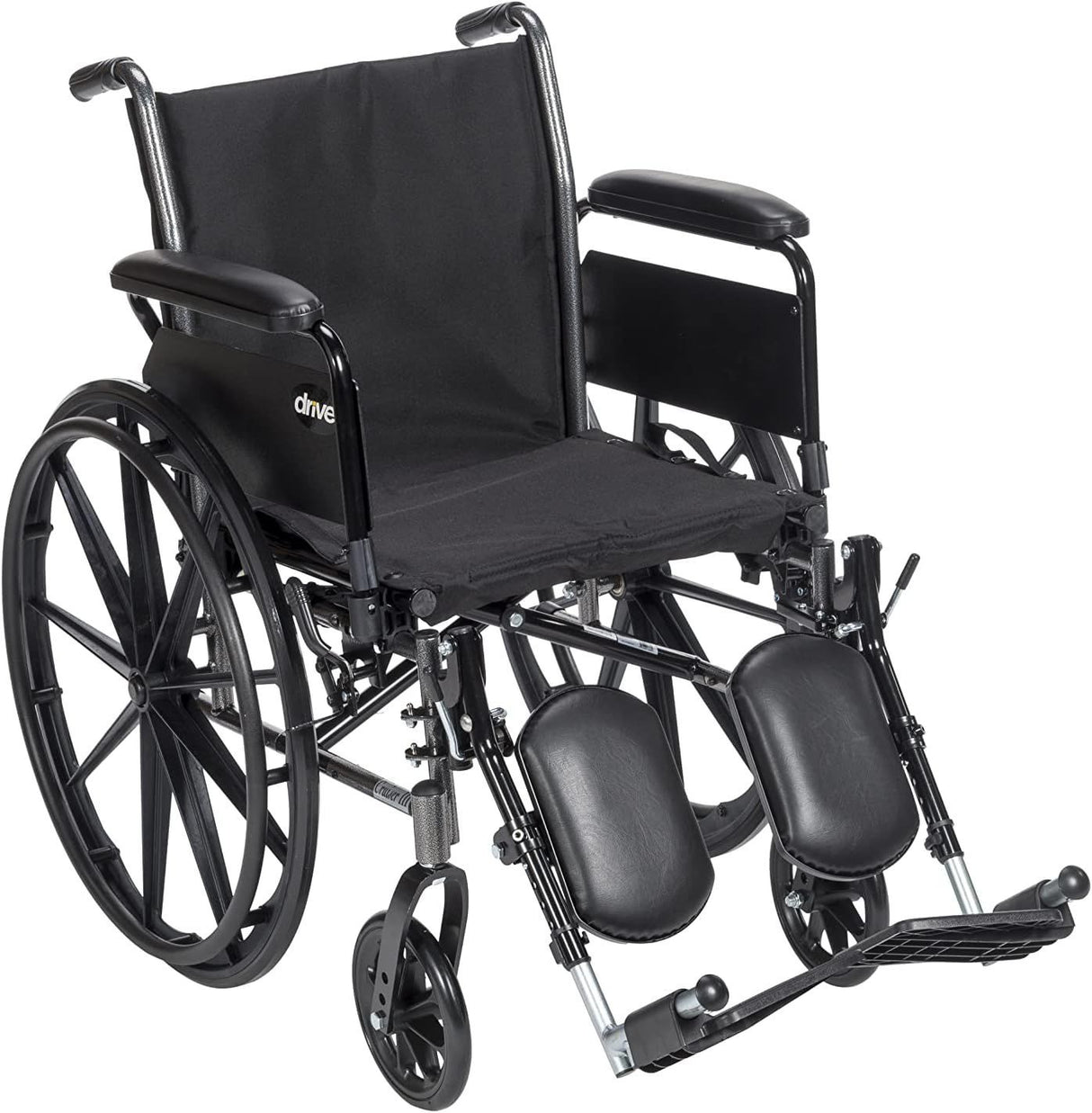 Cruiser Iii Light Weight Wheelchair With Flip Back Removable Arms, Desk Arms, Elevating Leg Rests, 18" Seat - BeHope