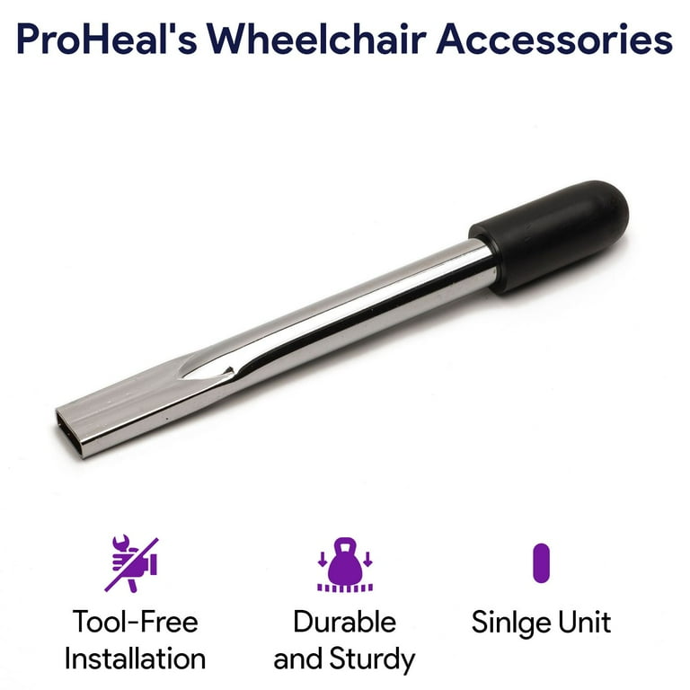 Wheelchair Transport Chair Brake Handle Extensions, 8" - BeHope