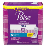 Poise Original Moderate Long Non-winged Pads - Pack Of 78 - Behope