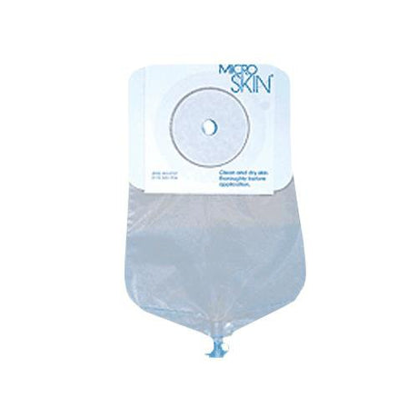 Urostomy Pouch MicroSkin® One-Piece System 9 Inch Length Flat, Trim to Fit Up to 1-3/4 Inch Stoma Drainable - BeHope