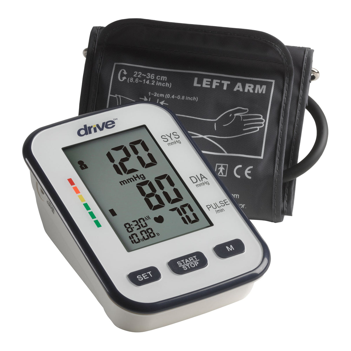 Home Automatic Digital Blood Pressure Monitor Drive™ Medium Cuff Nylon Cuff 22 - 36 cm Desk Model