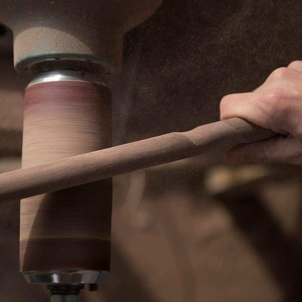 T-Handle Cane Brazos™ Twisted Wood 34 Inch Height Wood Grain