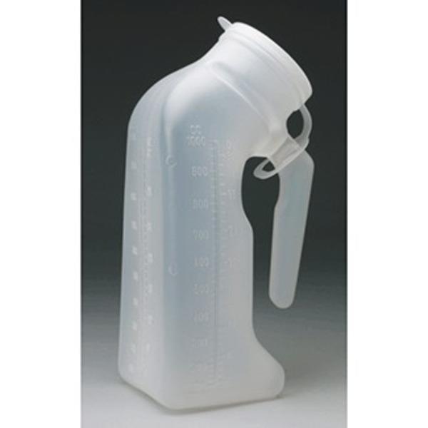 Urinal Male W/lid Translucent Plastic Single User - BeHope