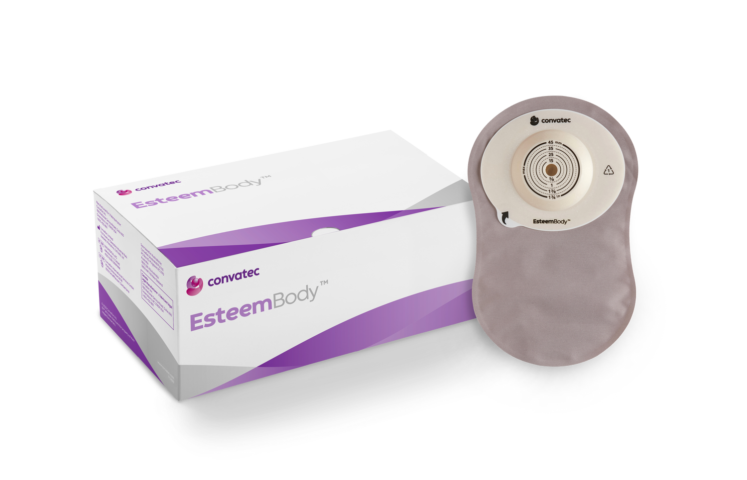 BX/30 Esteem Body Closed-End Pouch Opaque window/filter Mod Stomahesive CTF-10-45mm 3.5mm-CD 50mm-TL - BeHope