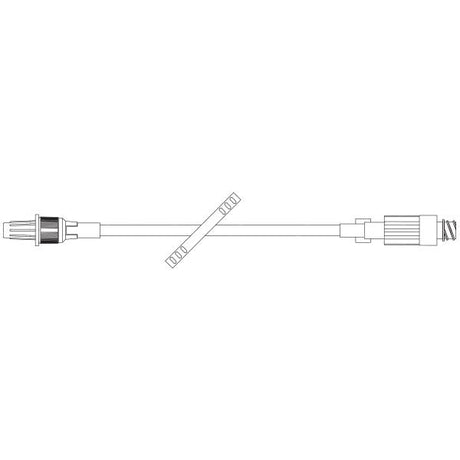 Iv Standard Bore Catheter Extension Set W/clearlink Luer Activated Valve & Luerlock Adapter 6" Length Case/50 Each