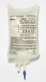 Dextrose 3.3% And Sodium Chloride 0.3% 1000ml Bag For Injection Usp Case/12 Each