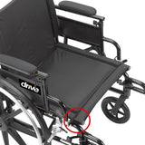 Viper Plus Gt Full Reclining Wheelchair, Detachable Full Arms, 16" Seat - BeHope