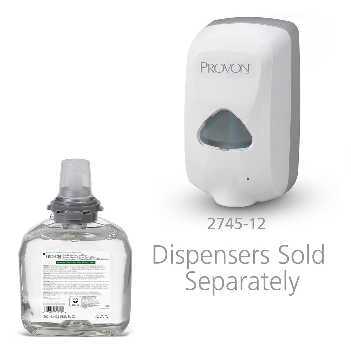 Soap PROVON® Foaming 1,200 mL Dispenser Refill Bottle Unscented