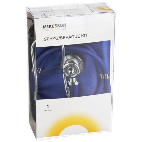 Reusable Aneroid / Stethoscope Set McKesson Brand 23 to 33 cm Adult Cuff Dual Head Sprague Stethoscope Pocket Aneroid