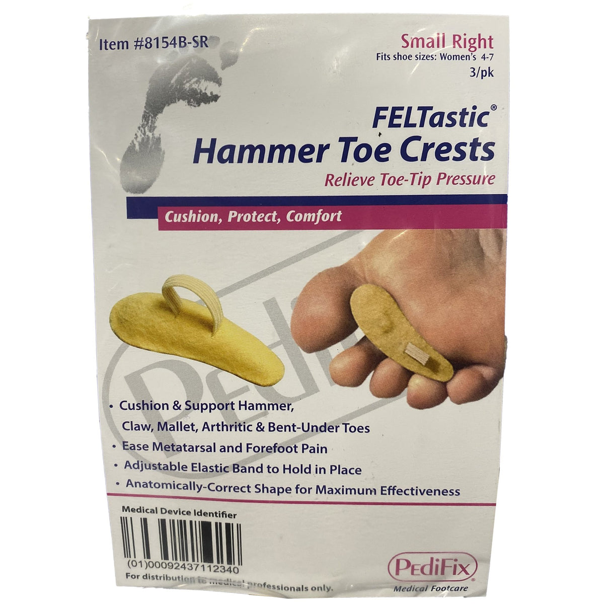 Hammer Toe Crest Pedifix® Small Pull-On Female 4 to 7 Right Foot - BeHope