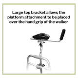 Bariatric Platform Walker/crutch Attachment - BeHope