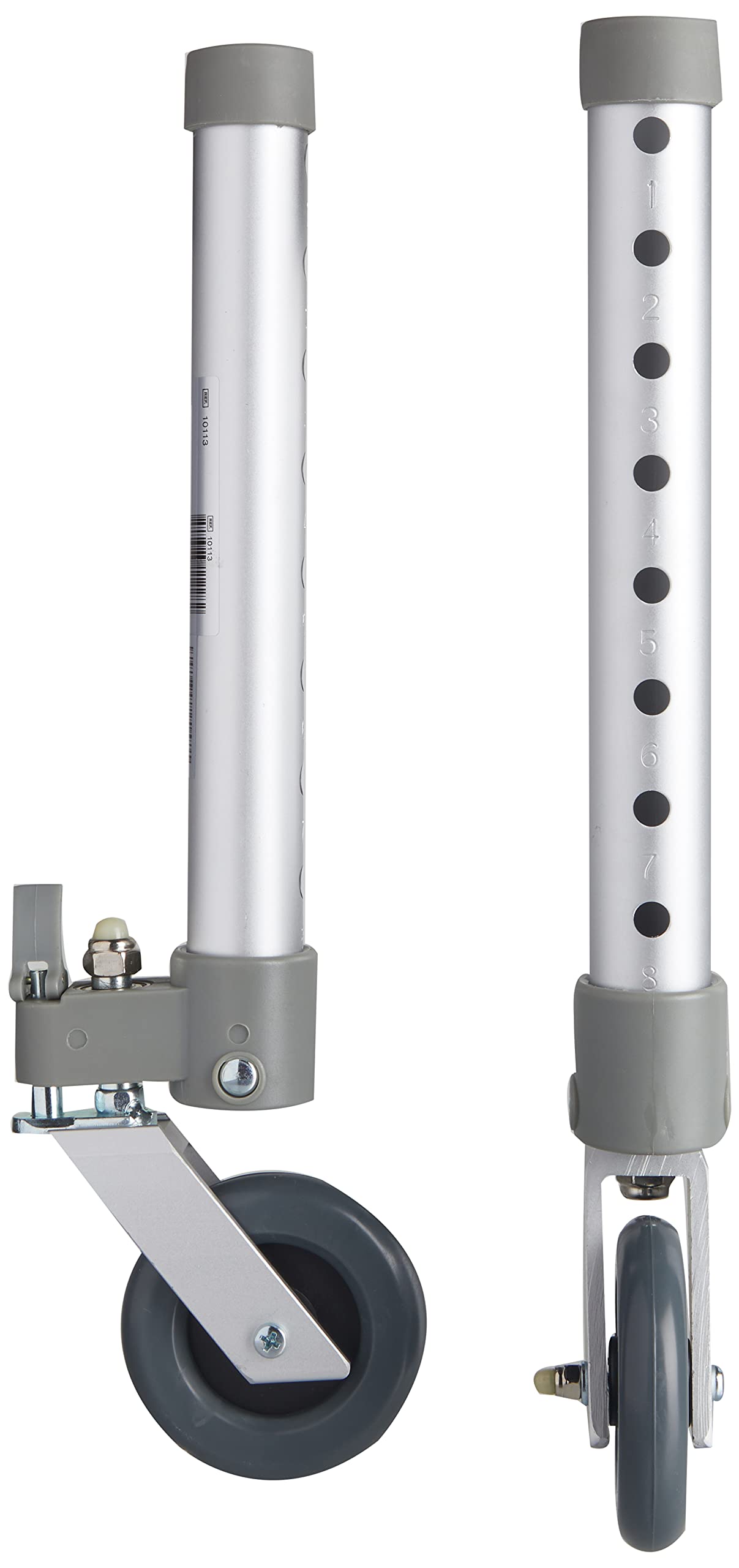 Locking Swivel Walker Wheels With Two Sets Of Rear Glides - BeHope