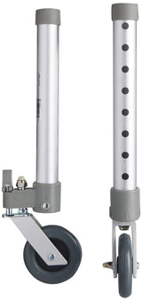 Locking Swivel Walker Wheels With Two Sets Of Rear Glides - BeHope