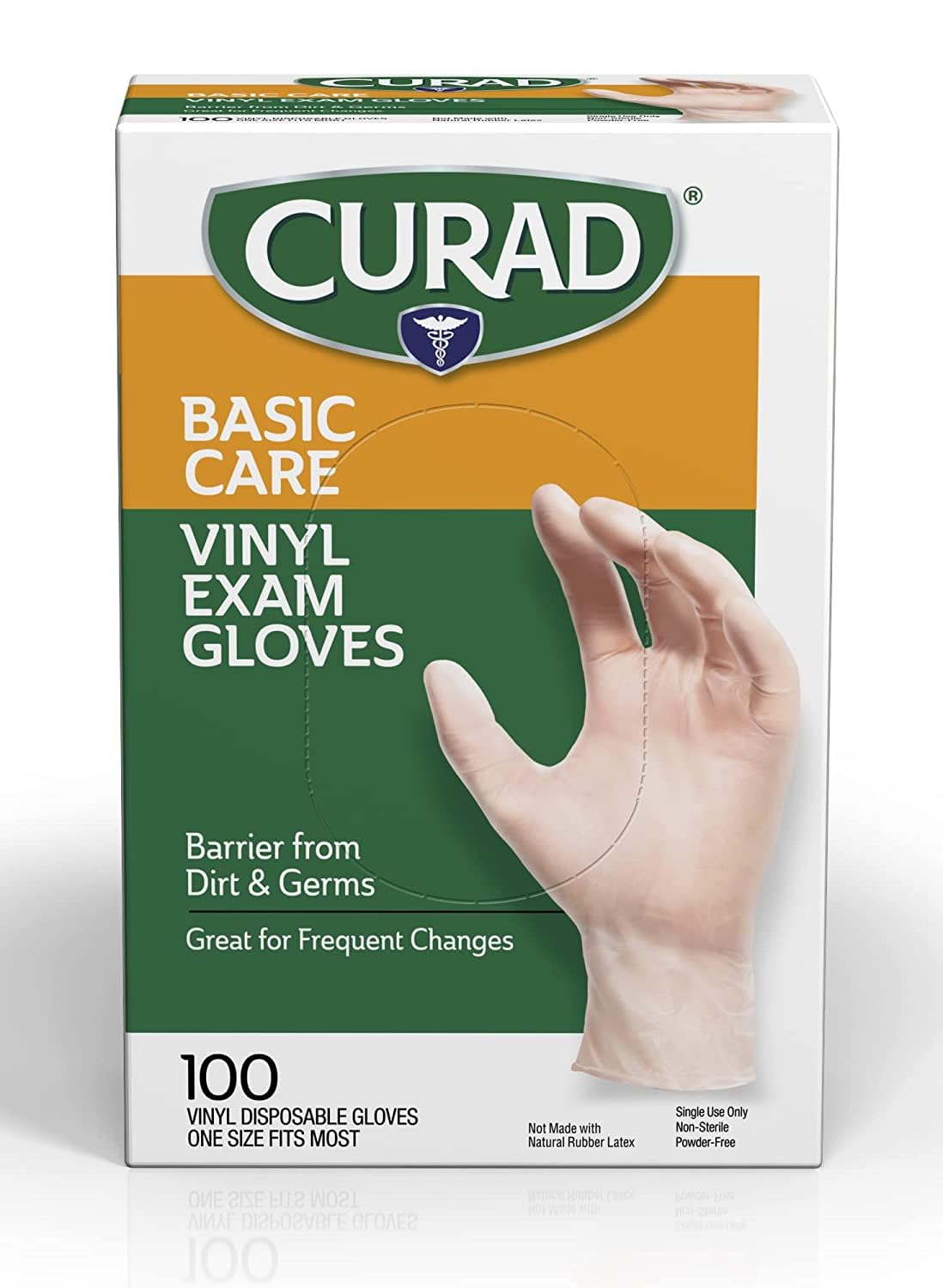 Guantes de vinilo Medline CURAD - 100 unidades