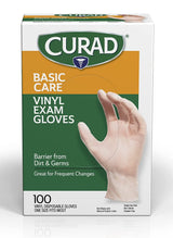 Gants en vinyle Medline CURAD - 100 unités