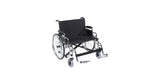 Sentra Ec Heavy Duty Extra Wide Wheelchair, Detachable Desk Arms, Swing Away Footrests, 28" Seat - BeHope