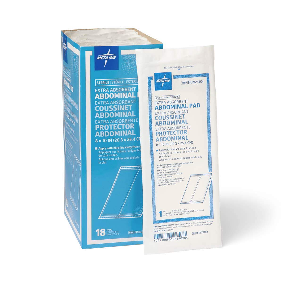 Abdominal Pad Sterile 8"x10"