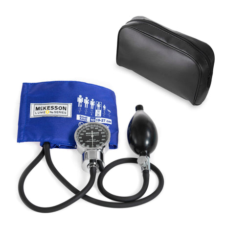 Aneroid Sphygmomanometer Unit McKesson LUMEON™ Small Adult Cuff Nylon Cuff 19 - 27 cm Pocket Aneroid - BeHope