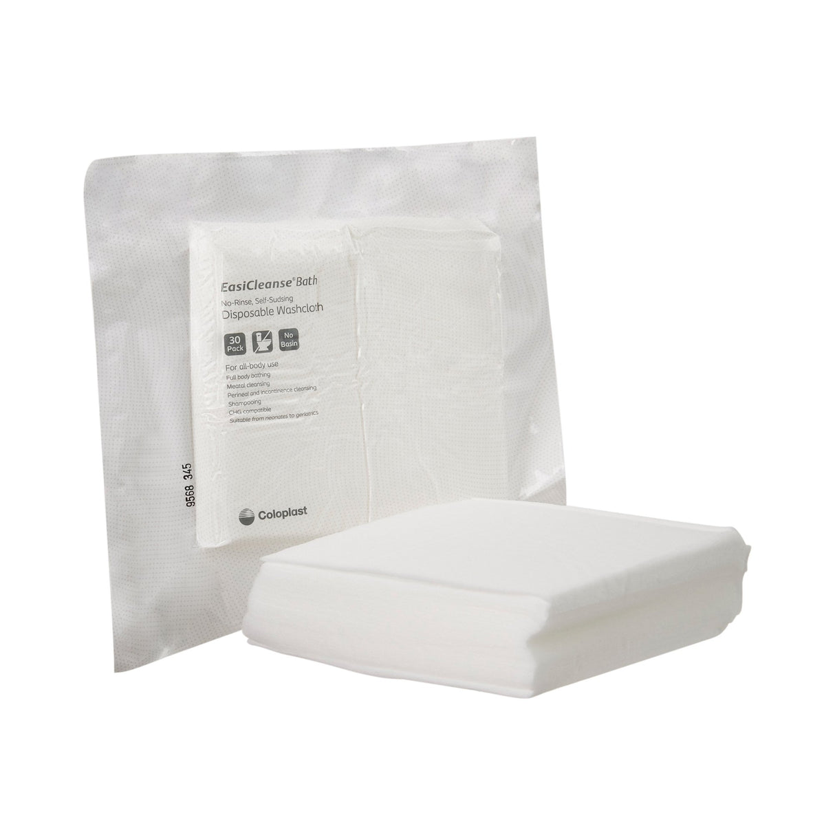 Rinse-Free Bath Wipe Bedside-Care® EasiCleanse™ Soft Pack Scented 30 Count - BeHope