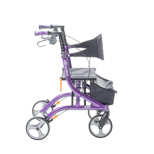 Airgo Excursion X20 Lightweight Side-fold Rollator - BeHope