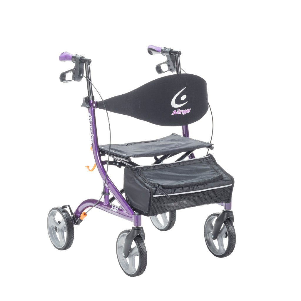 Airgo eXcursion X20 Lightweight Side-fold Rollator - BeHope