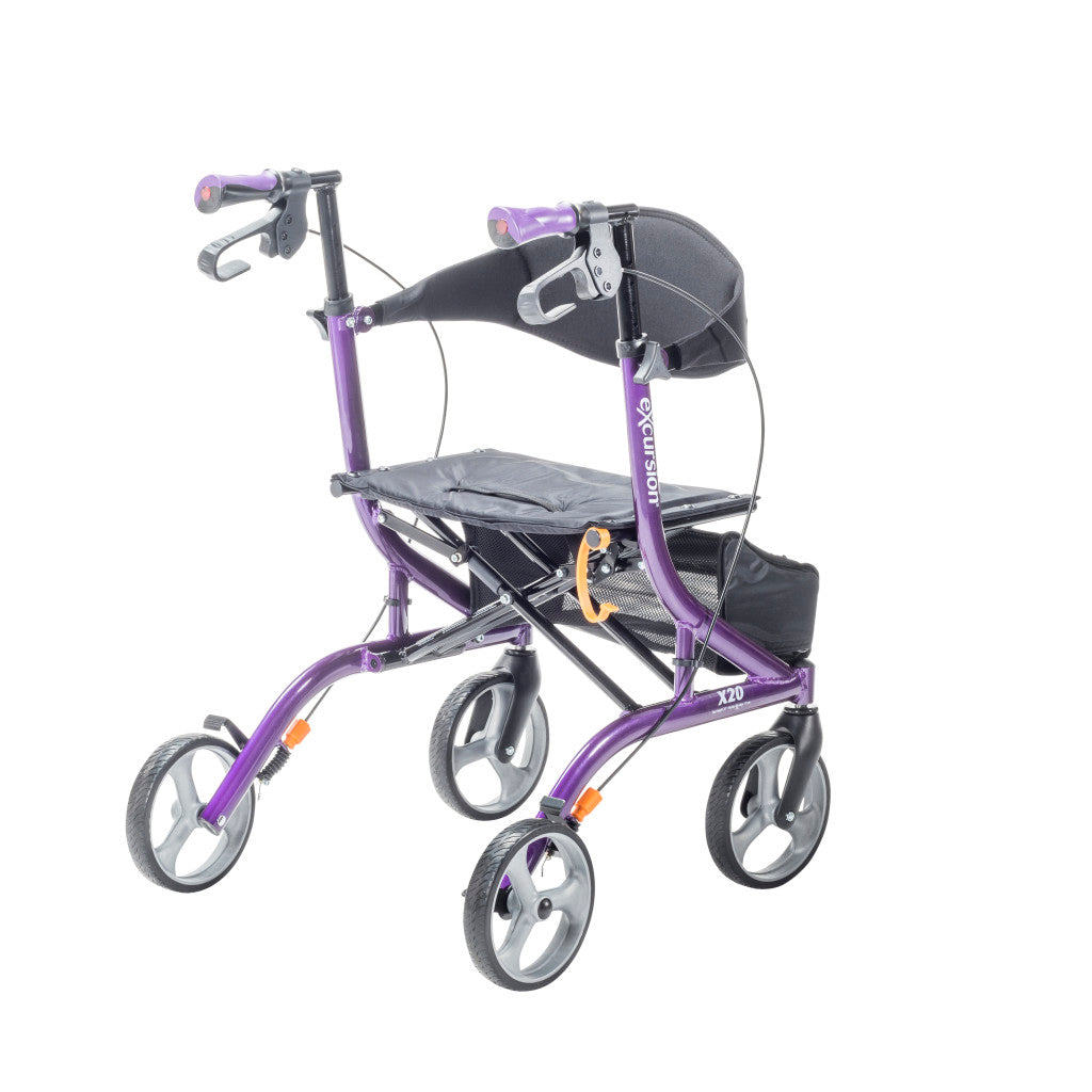 Airgo eXcursion X20 Lightweight Side-fold Rollator - BeHope