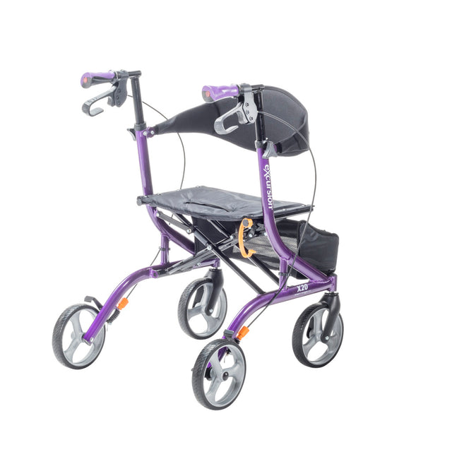 Airgo Excursion X20 Lightweight Side-fold Rollator - BeHope