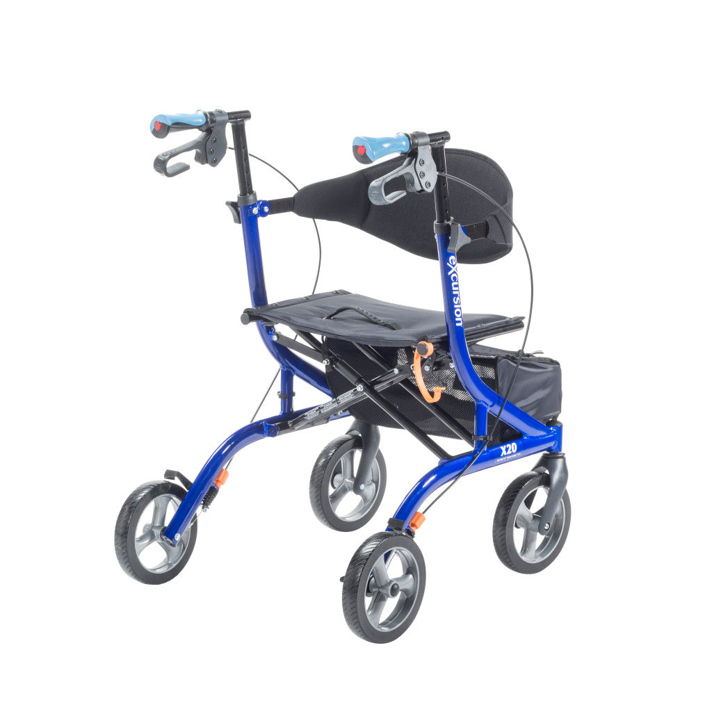 Airgo eXcursion X20 Lightweight Side-fold Rollator - BeHope
