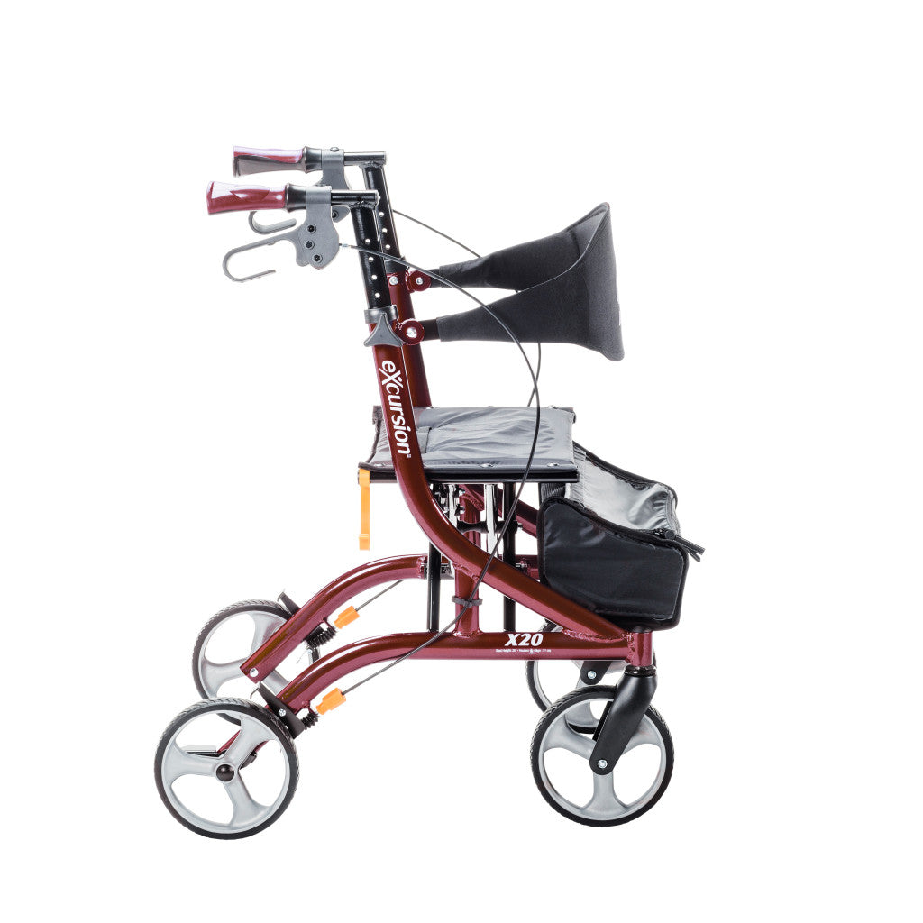 Airgo eXcursion X20 Lightweight Side-fold Rollator - BeHope