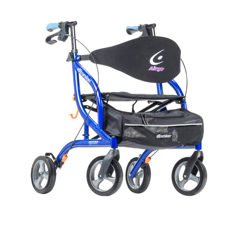 Airgo eXcursion XWD Lightweight Side-fold Rollator - BeHope