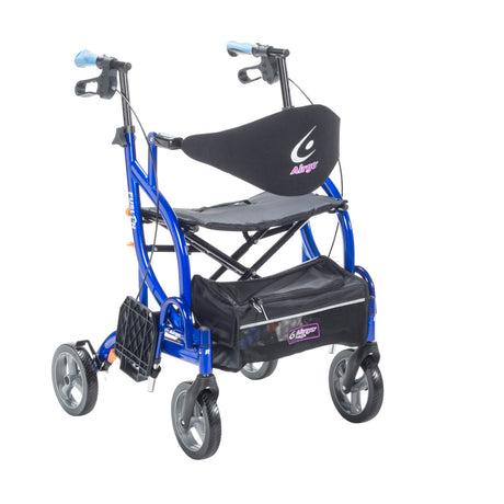Airgo Fusion F23 Side-Folding Rollator & Transport Chair - BeHope