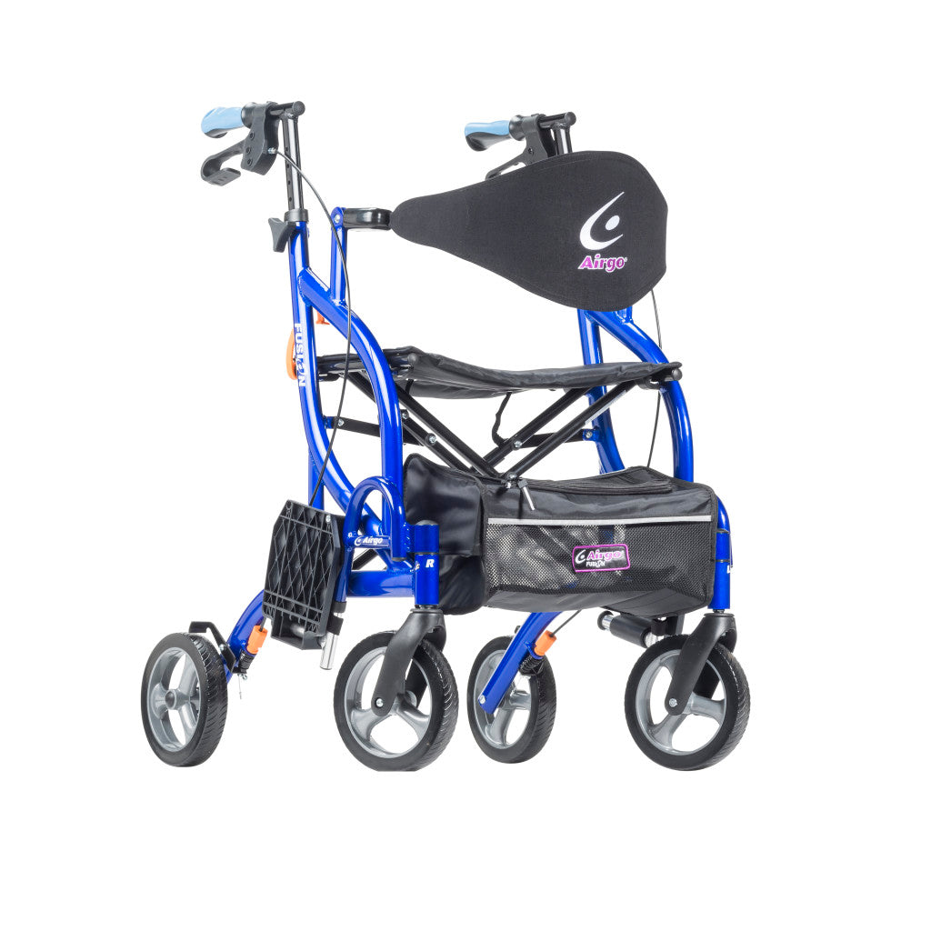 Airgo Fusion F23 Side-Folding Rollator & Transport Chair - BeHope