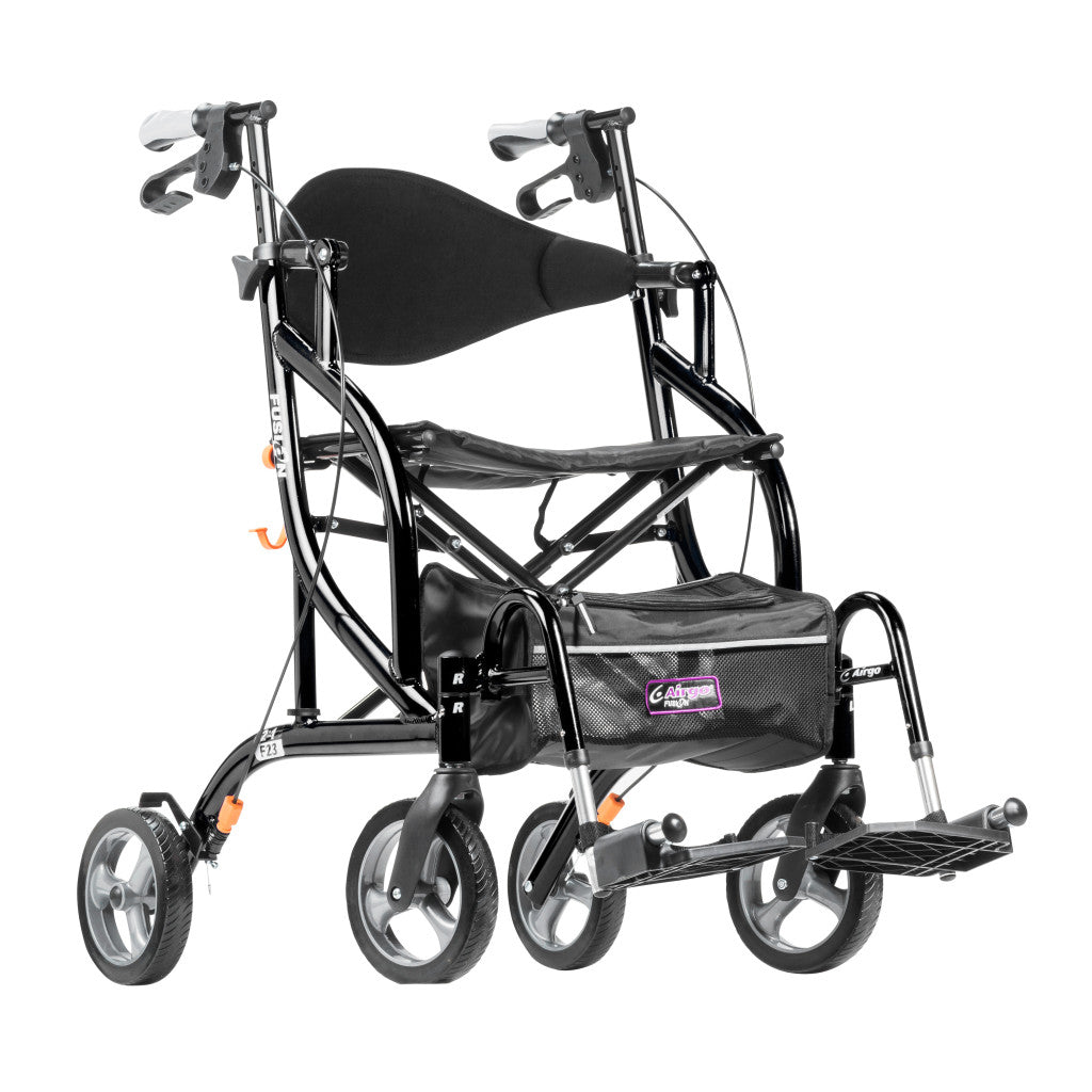 Airgo Fusion F23 Side-Folding Rollator & Transport Chair - BeHope