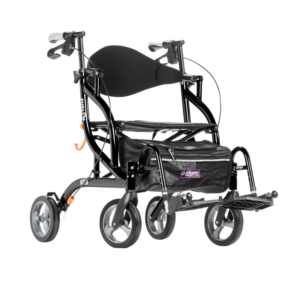 Airgo Fusion F20 Side-Folding Rollator & Transport Chair - BeHope