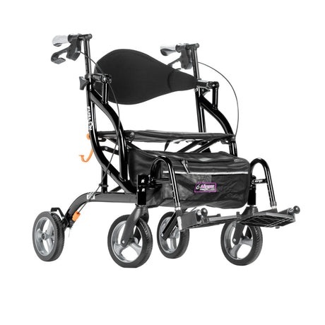 Airgo Fusion F20 Side-Folding Rollator & Transport Chair - BeHope