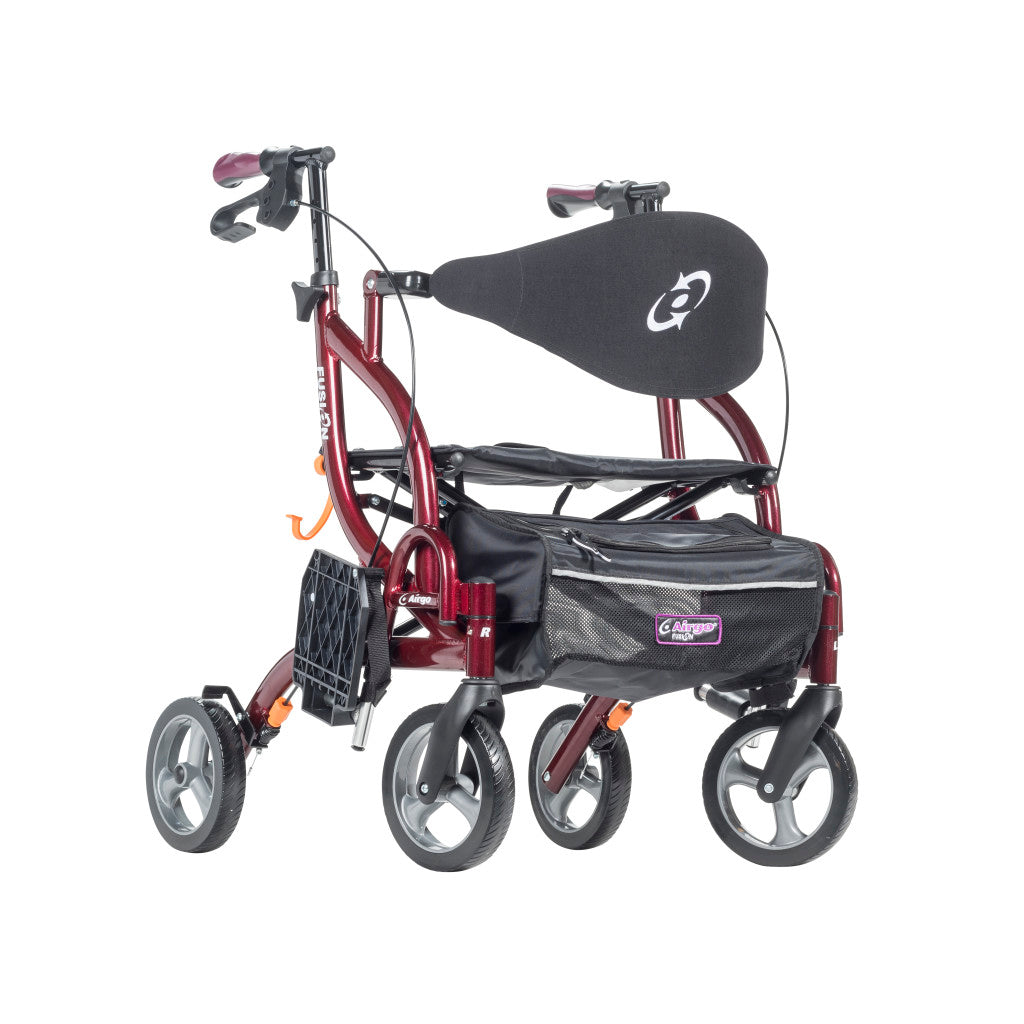 Airgo Fusion F20 Side-Folding Rollator & Transport Chair - BeHope