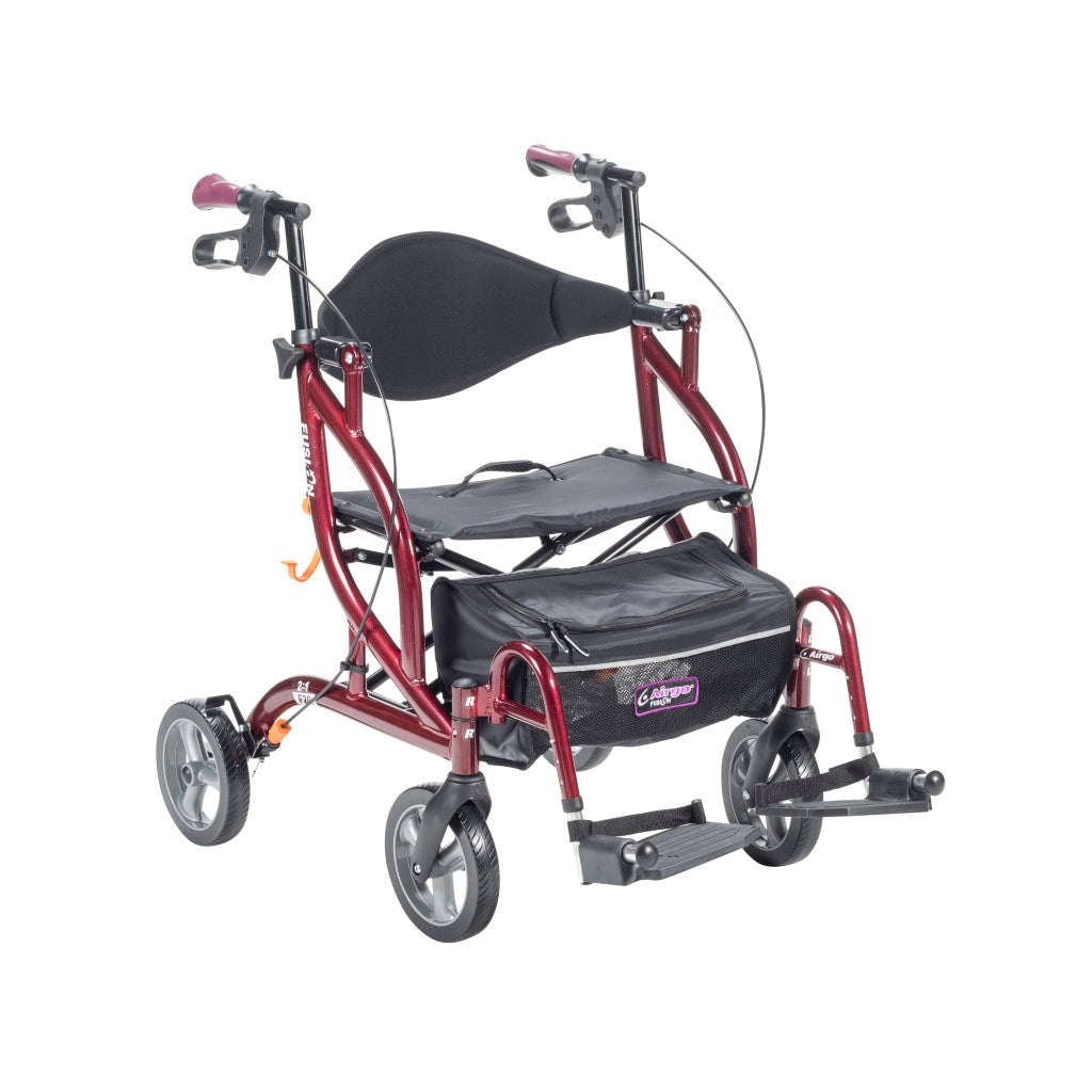 Airgo Fusion F20 Side-Folding Rollator & Transport Chair - BeHope